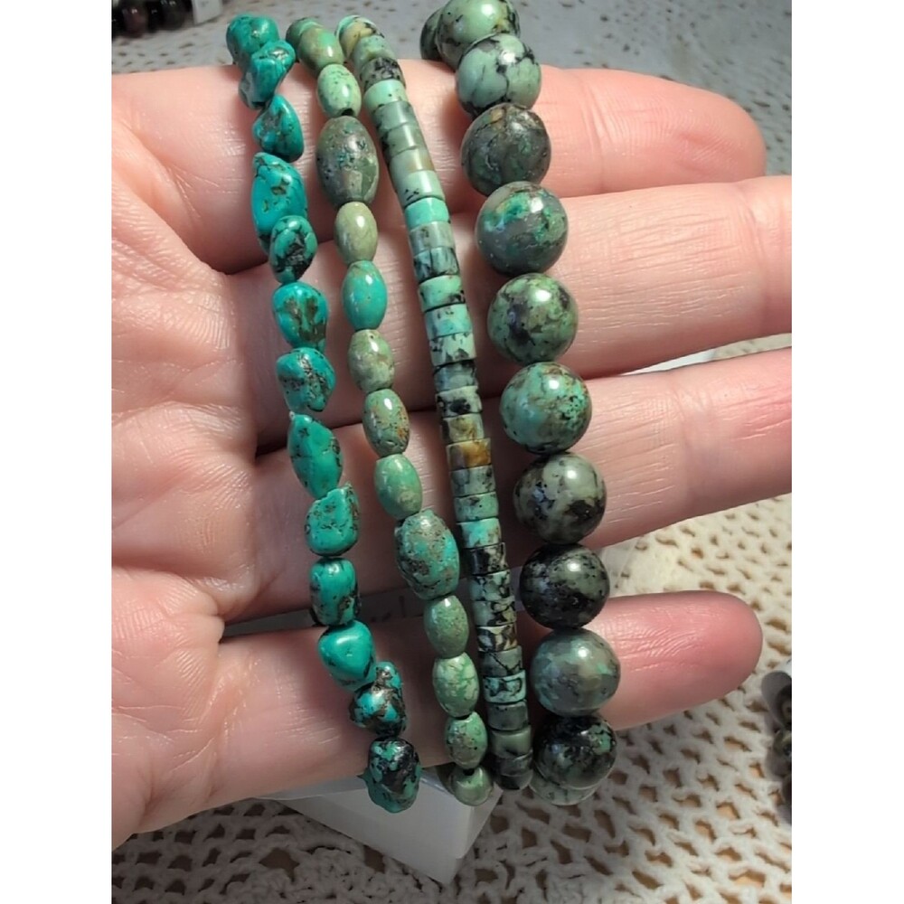 Turquoise Stretch Bracelet Set
